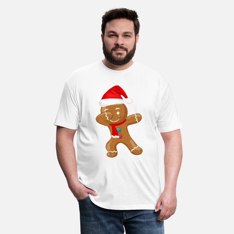 Dabbing Gingerbread Santa Hat Christmas Dancing
