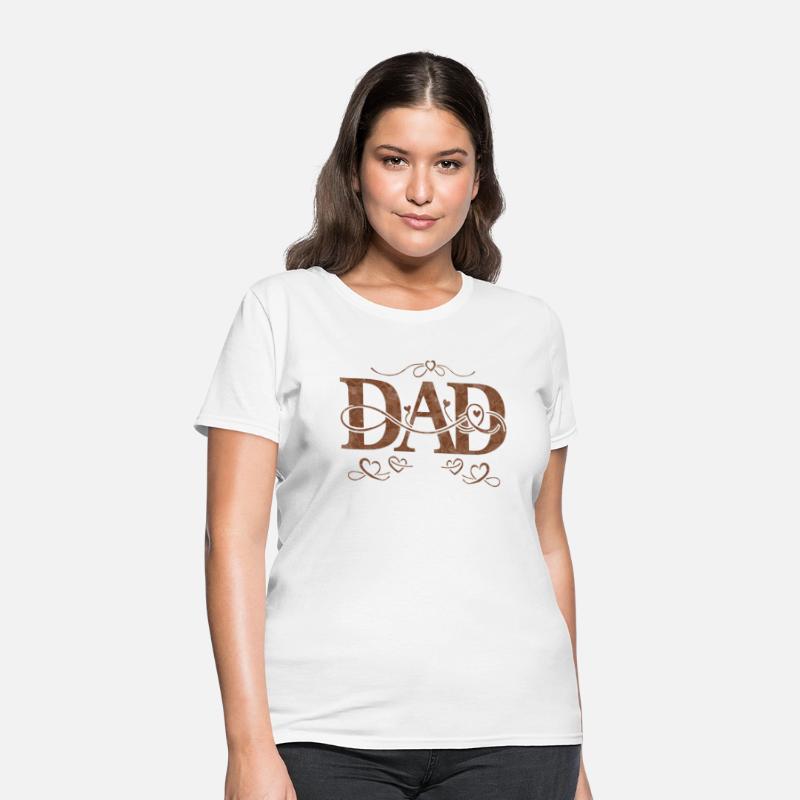 “DAD” with Heart Decorations