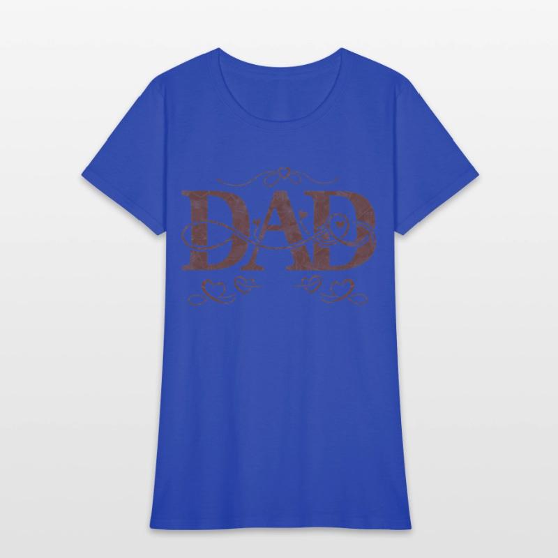 “DAD” with Heart Decorations
