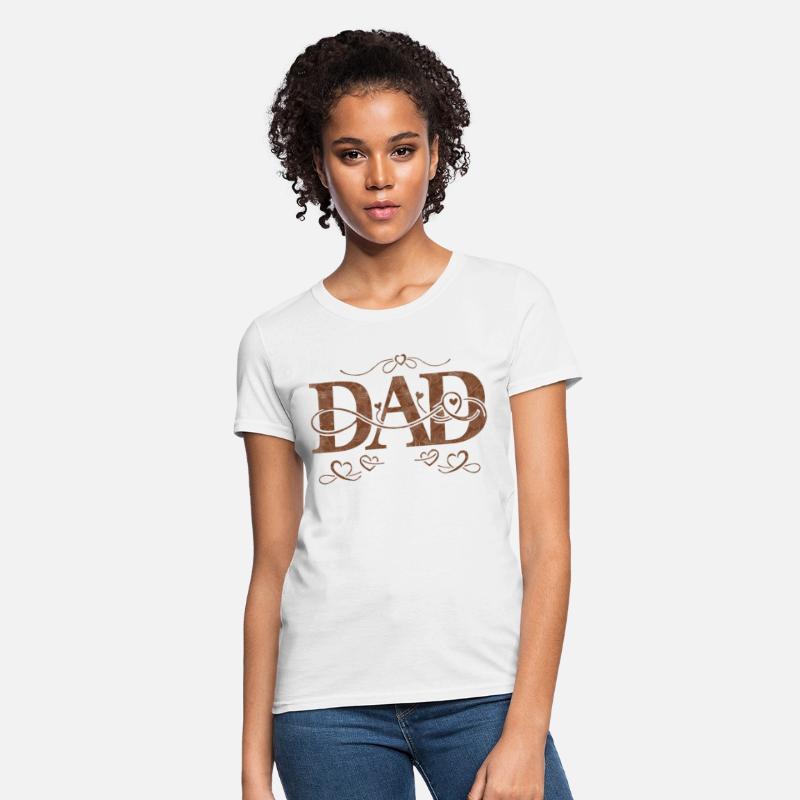 “DAD” with Heart Decorations