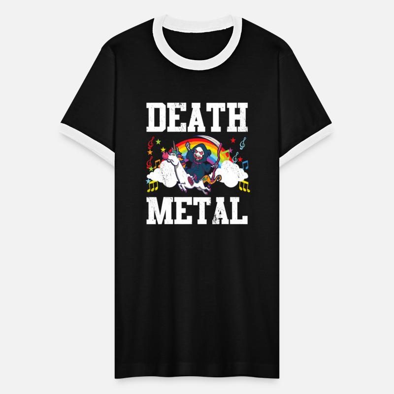 Death Metal Grim Reaper Riding A Unicorn Trick