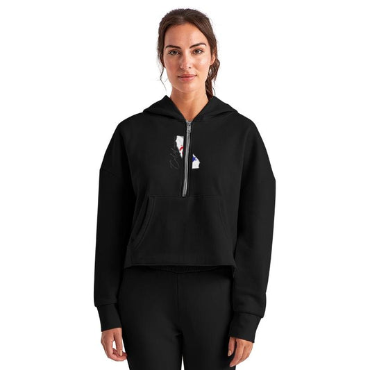 Democrat Flag in California State Map CA