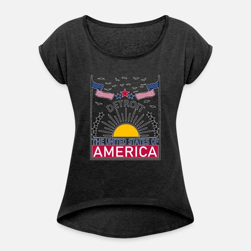 Detroit sunrise symbol, United States of America