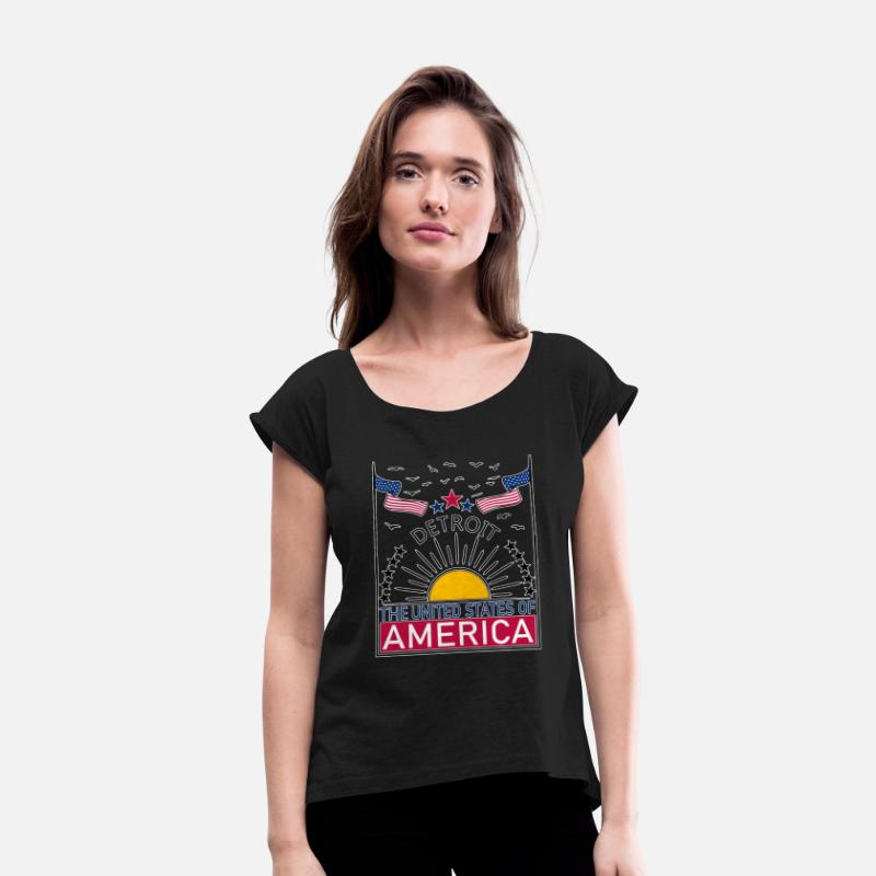 Detroit sunrise symbol, United States of America