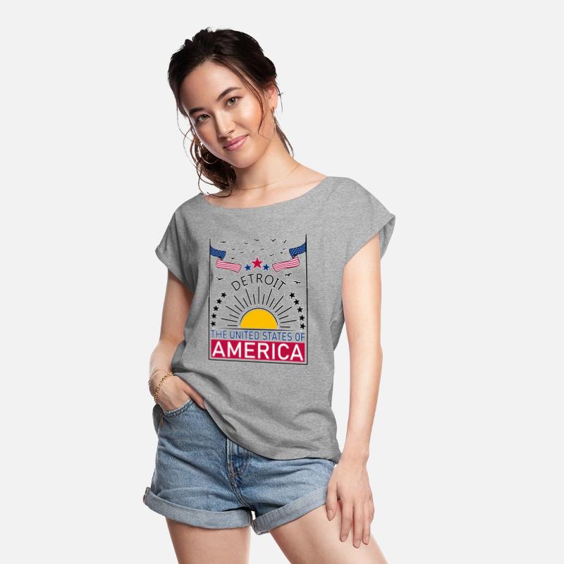 Detroit sunrise symbol, United States of America