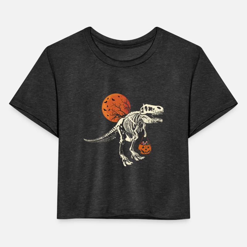 Dinosaur Skeleton Pumpkin Lazy Creepy Halloween