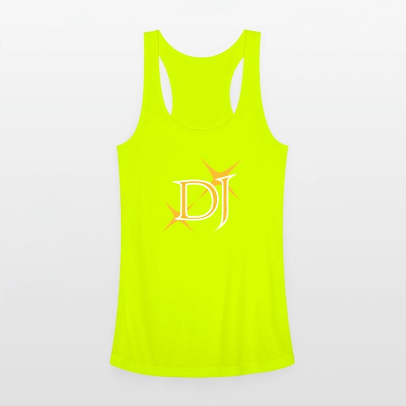 DJ Deejay Star Dance Club Disco Music Party Logo