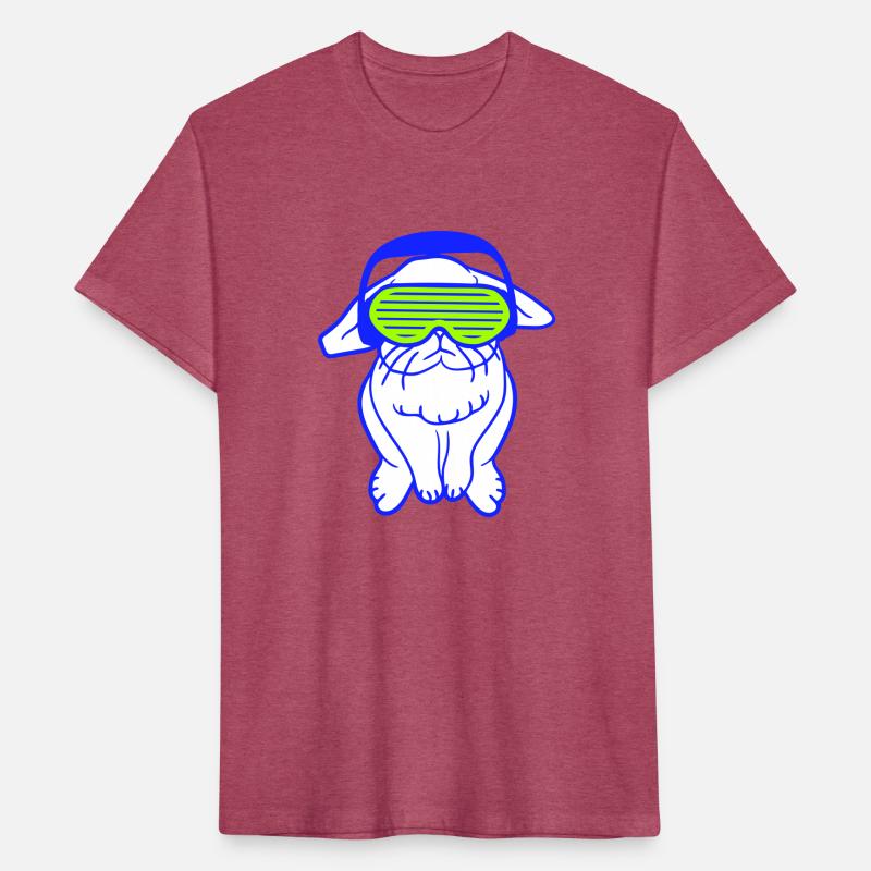 DJ Easter Bunny Rabbit Cool Headphone Music Party