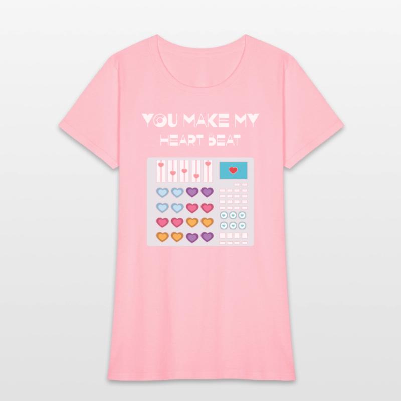 DJ Rave Techno Music Hearts Day Valentines