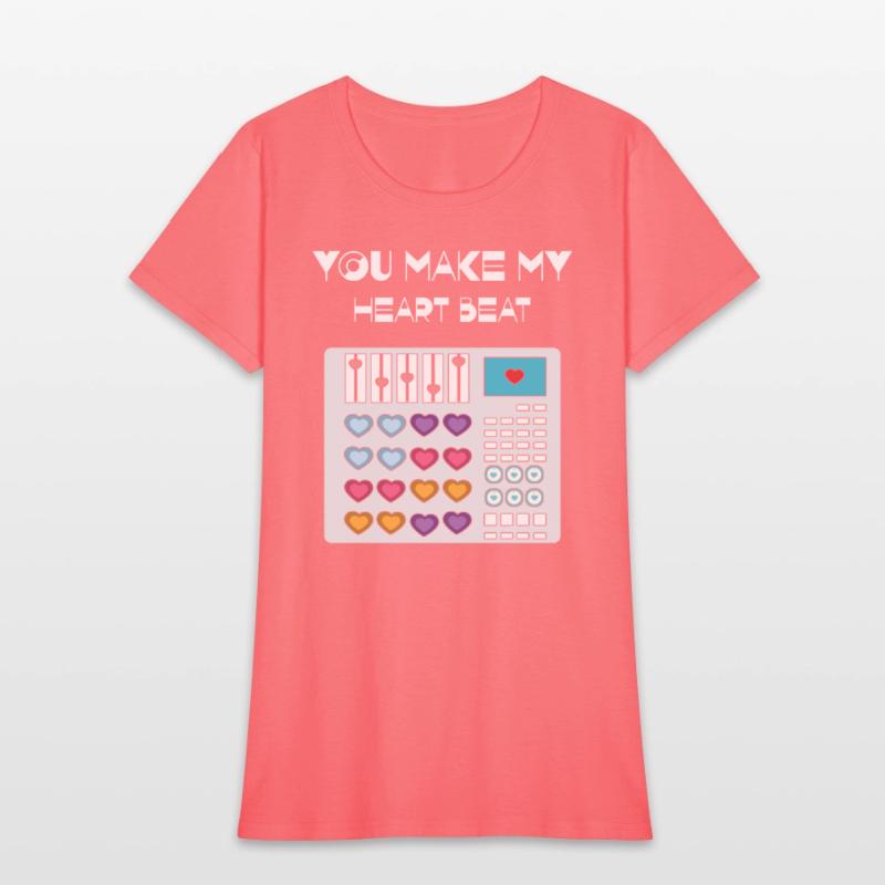 DJ Rave Techno Music Hearts Day Valentines