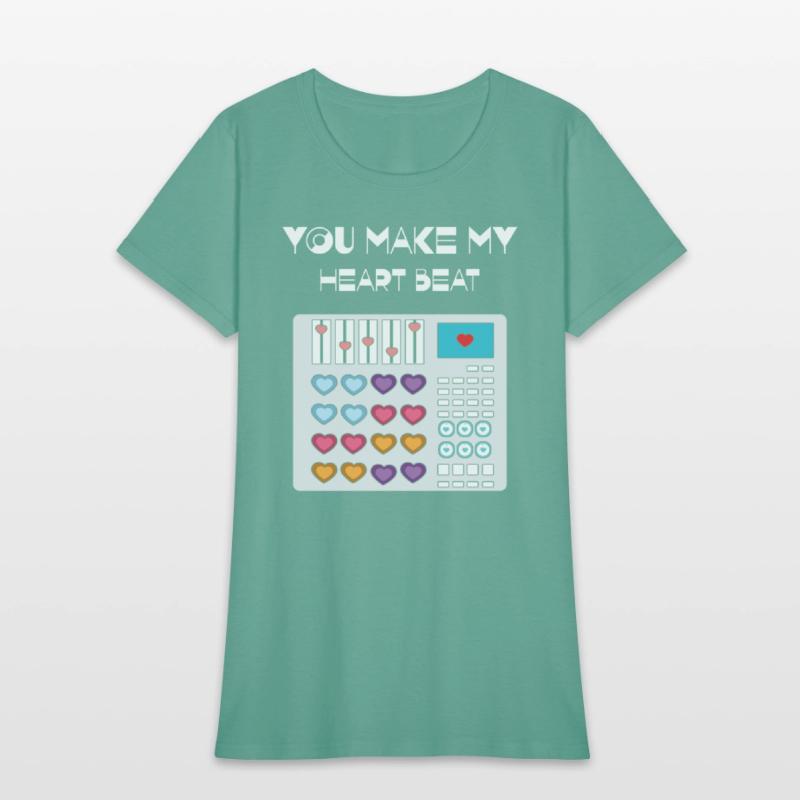 DJ Rave Techno Music Hearts Day Valentines