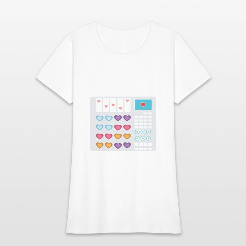 DJ Rave Techno Music Hearts Day Valentines