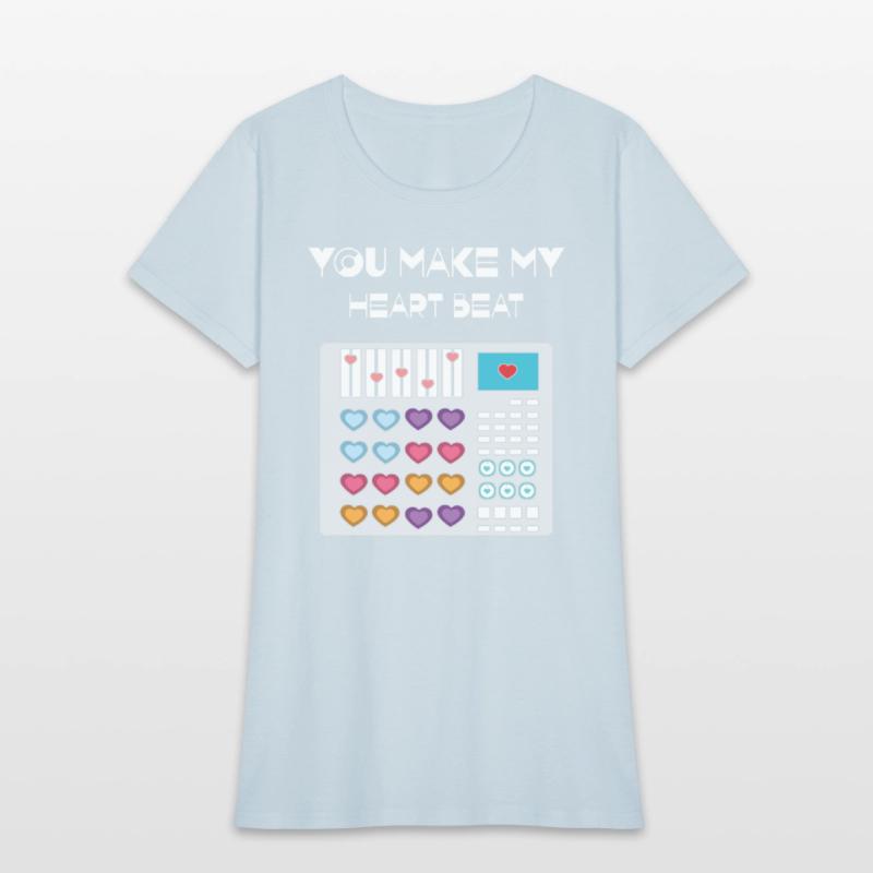 DJ Rave Techno Music Hearts Day Valentines