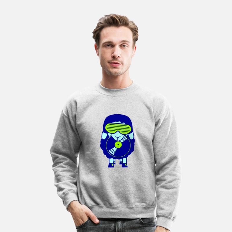 DJ Sheep Holds Vinyl Music Record Plate Club Party