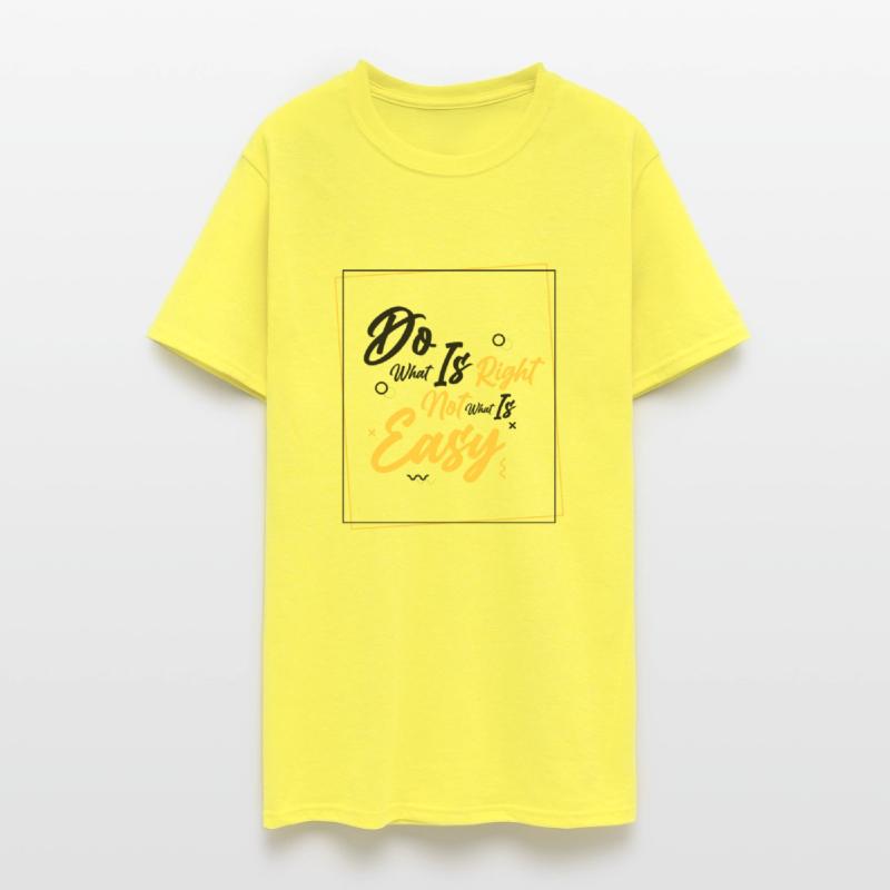 Do what is right not what is easy (white tee)