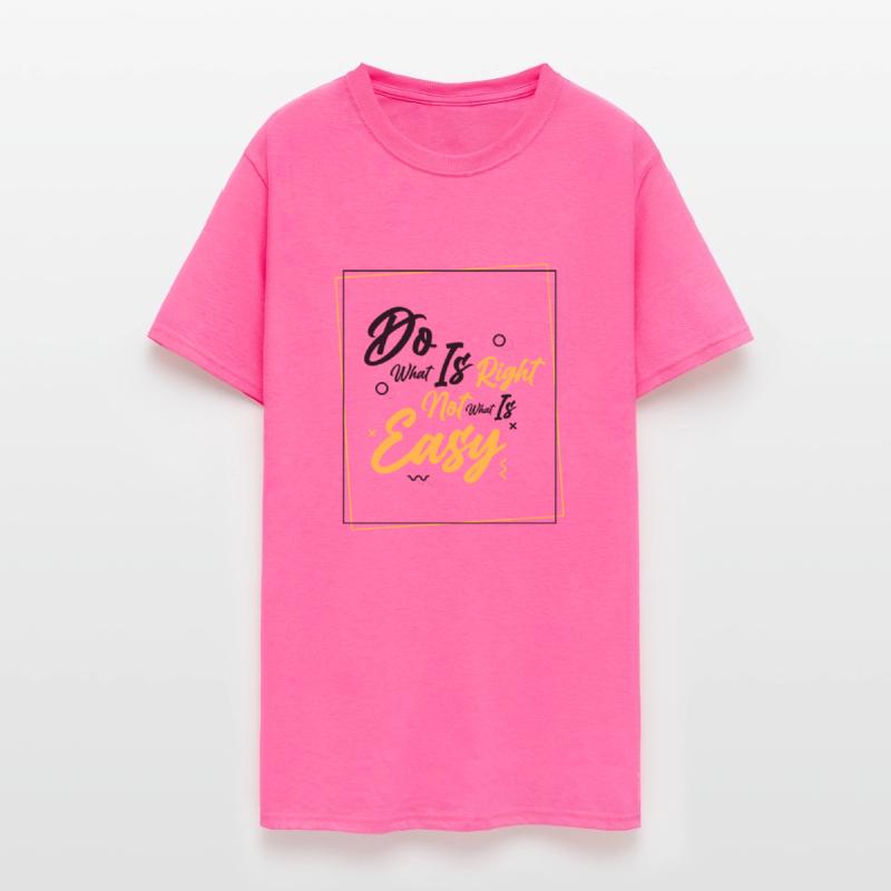 Do what is right not what is easy (white tee)