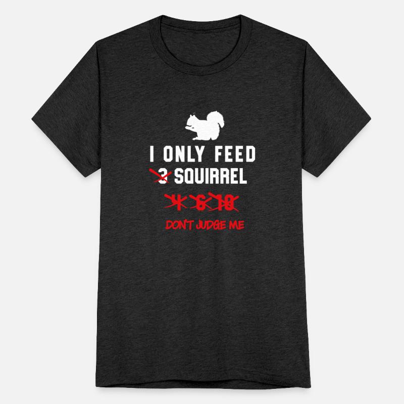 Don’t Judge Me Squirrels Funny Numbers Women's Squ