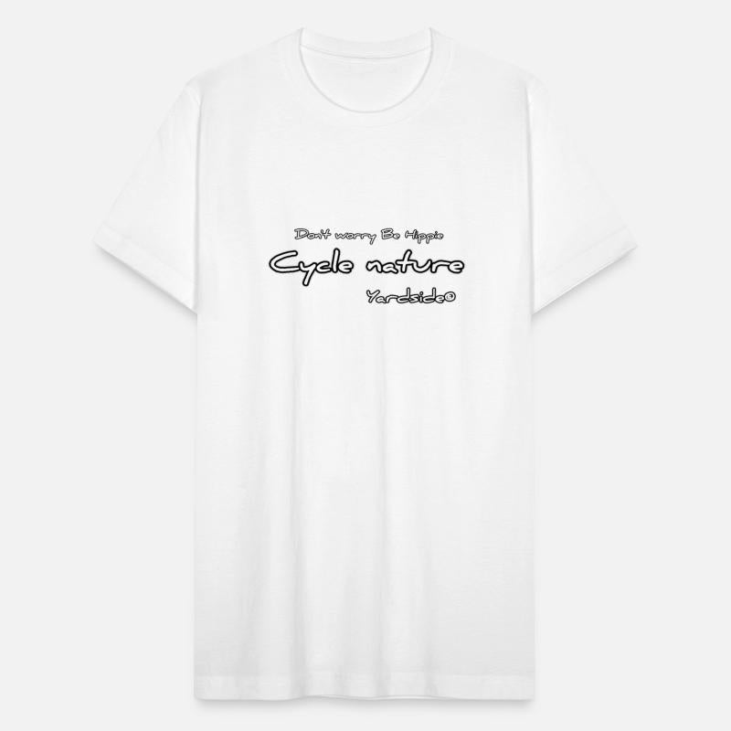 Don't worry Be Hippie Cycle nature Yardside