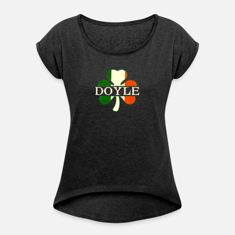 Doyle Irish Surname Ireland Flag Shamrock
