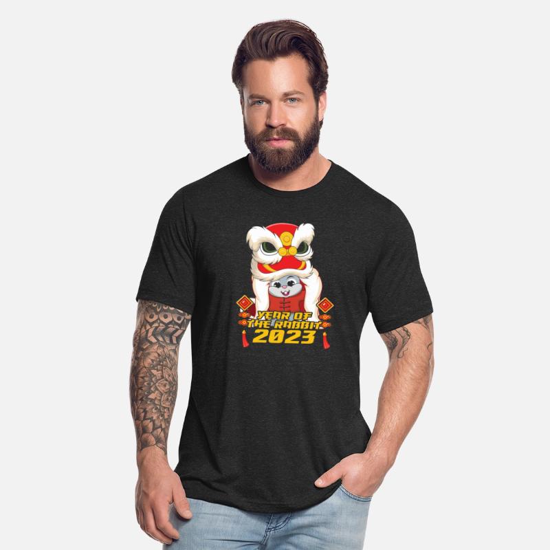 Dragon Rabbit 2023 New Year Happy Chinese New Year