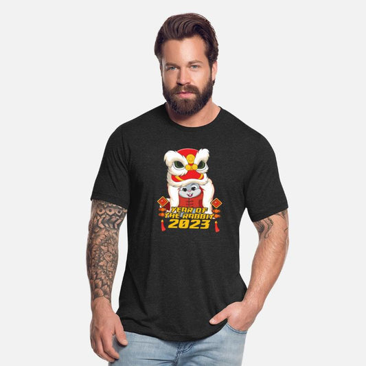 Dragon Rabbit 2023 New Year Happy Chinese New Year