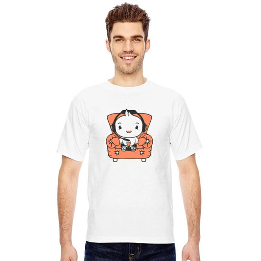 Duck gamer gaming controller headset armchair cute