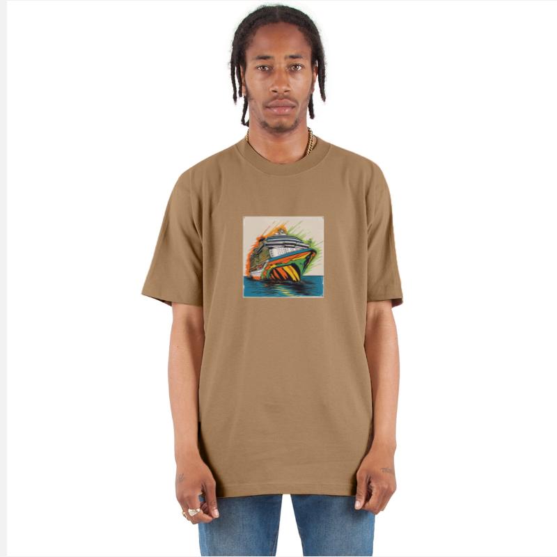 Dynamic depiction of a cruise ship