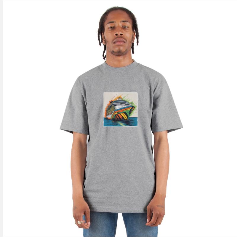 Dynamic depiction of a cruise ship