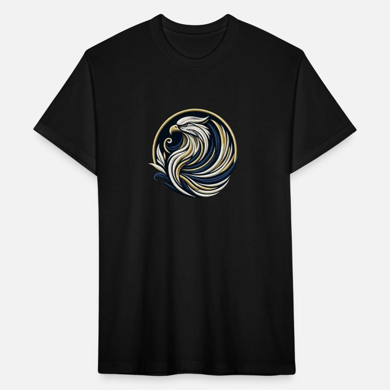 Eagle Swirl Embroidered Tee