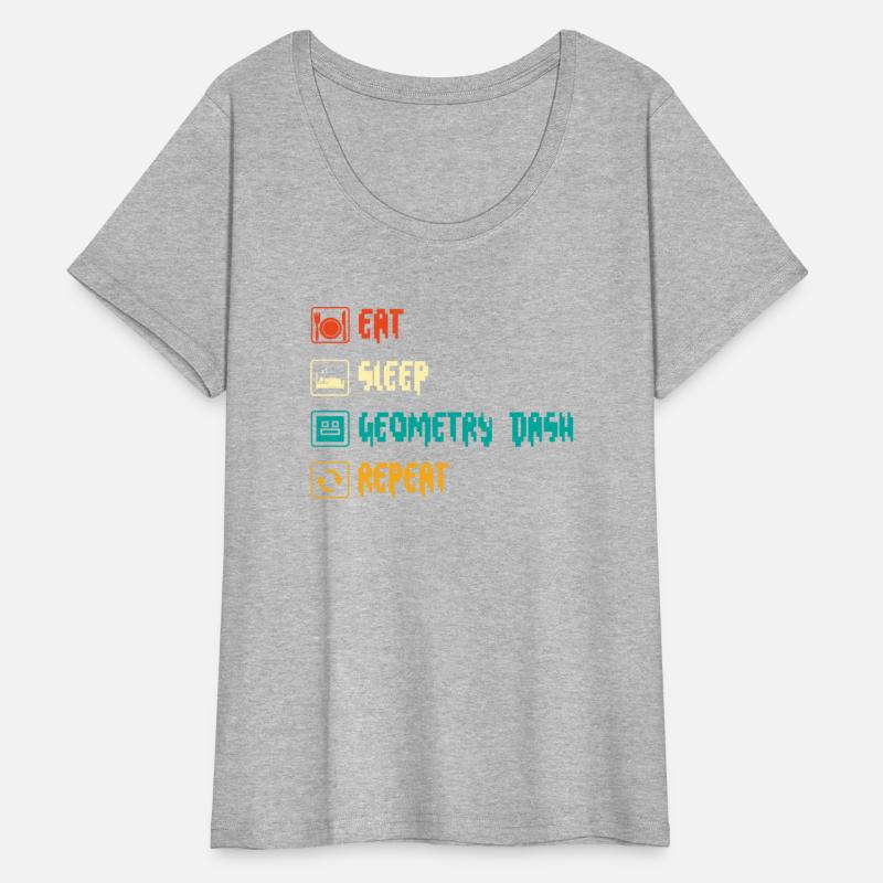 Eat sleep geometry dash repeat retro Jumper Repeat