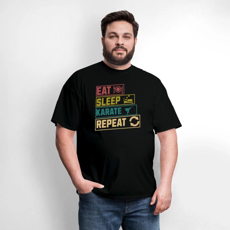 Eat sleep karate repeat hobby