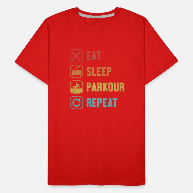 Eat Sleep Parkour Repeat Wall Run Traceur