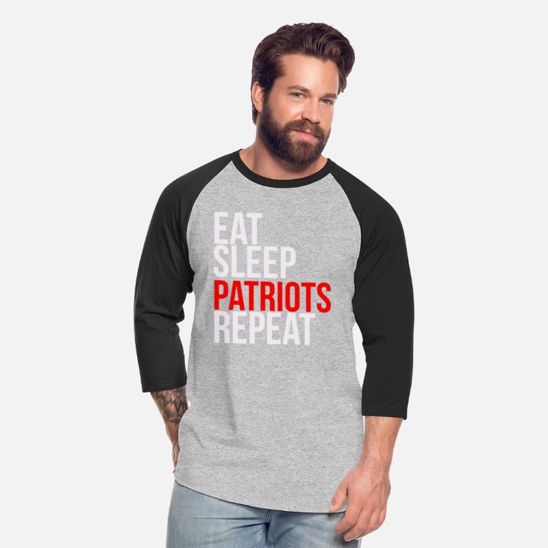 Eat Sleep Patriots Repeat Football Fan