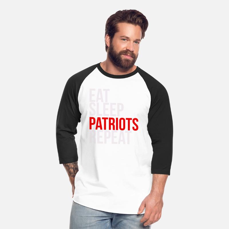Eat Sleep Patriots Repeat Football Fan