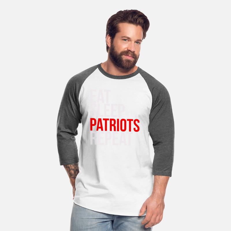 Eat Sleep Patriots Repeat Football Fan