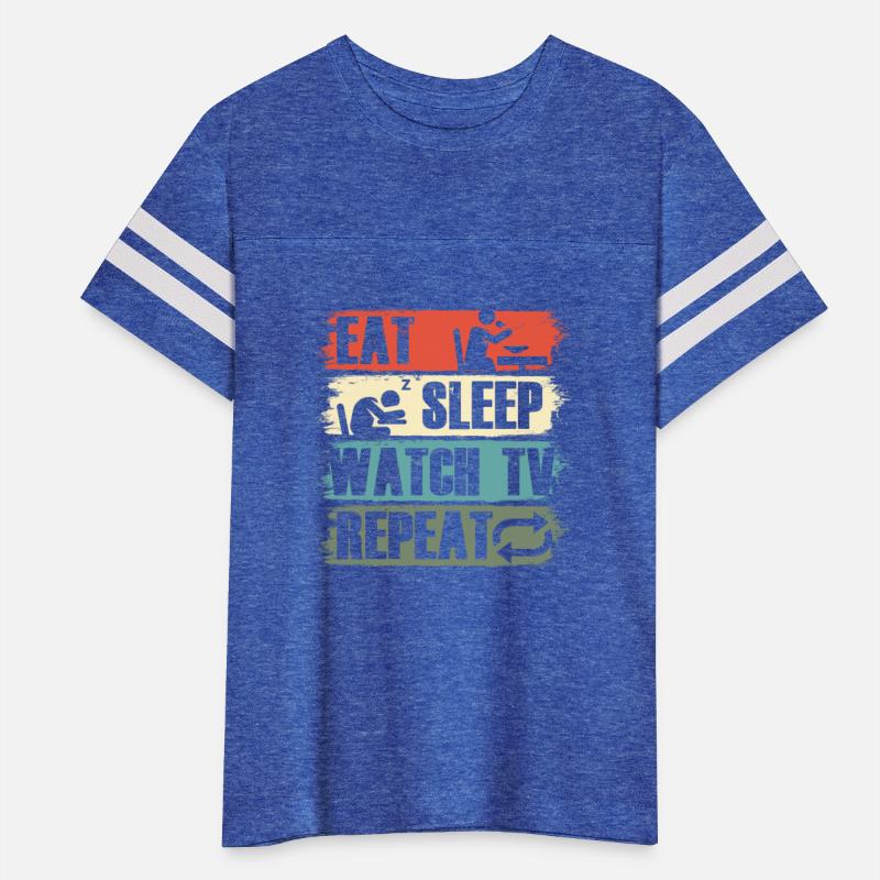 Eat Sleep Watch TV Television Movie Show Gift