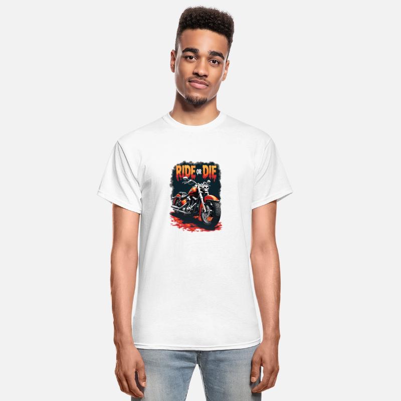 Edgy Biker Tee: Ride or Die