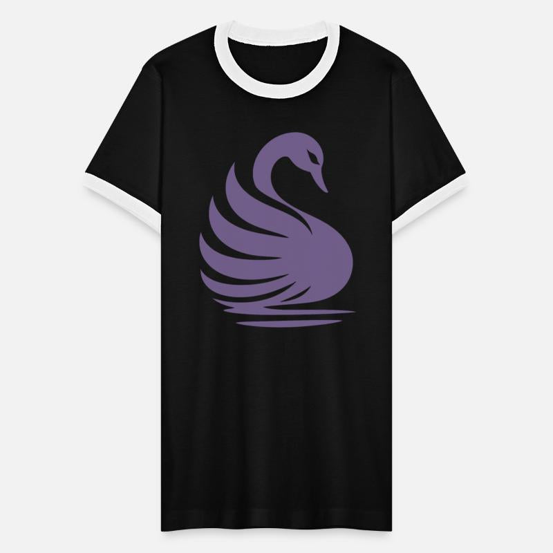 Elegant Swan Silhouette: Grace on the Water