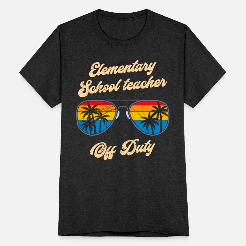 Elementary school class teacher off duty teacher