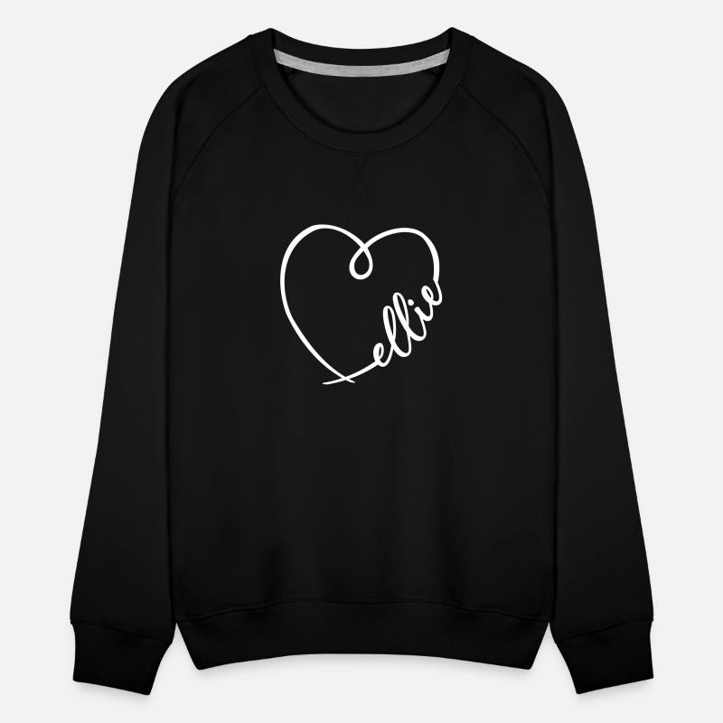 Ellie Name Heart Calligraphy