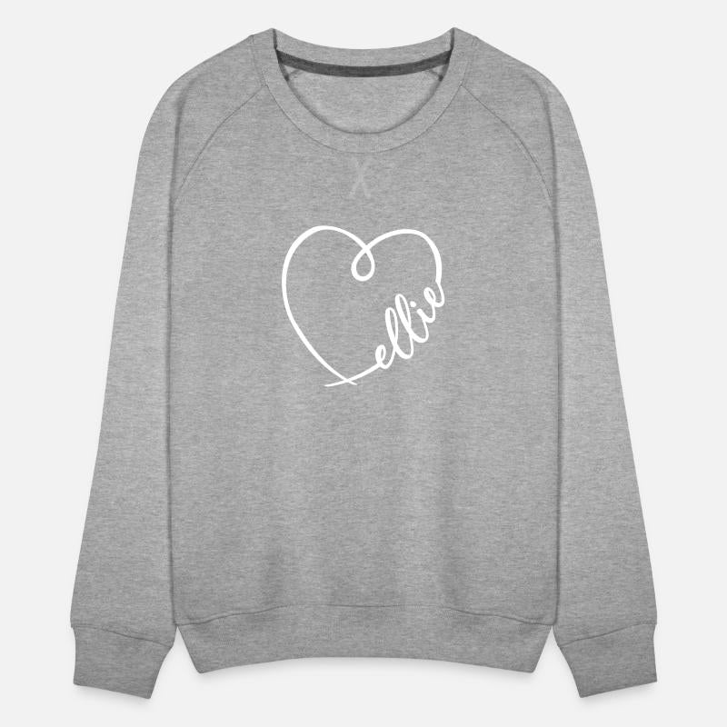 Ellie Name Heart Calligraphy