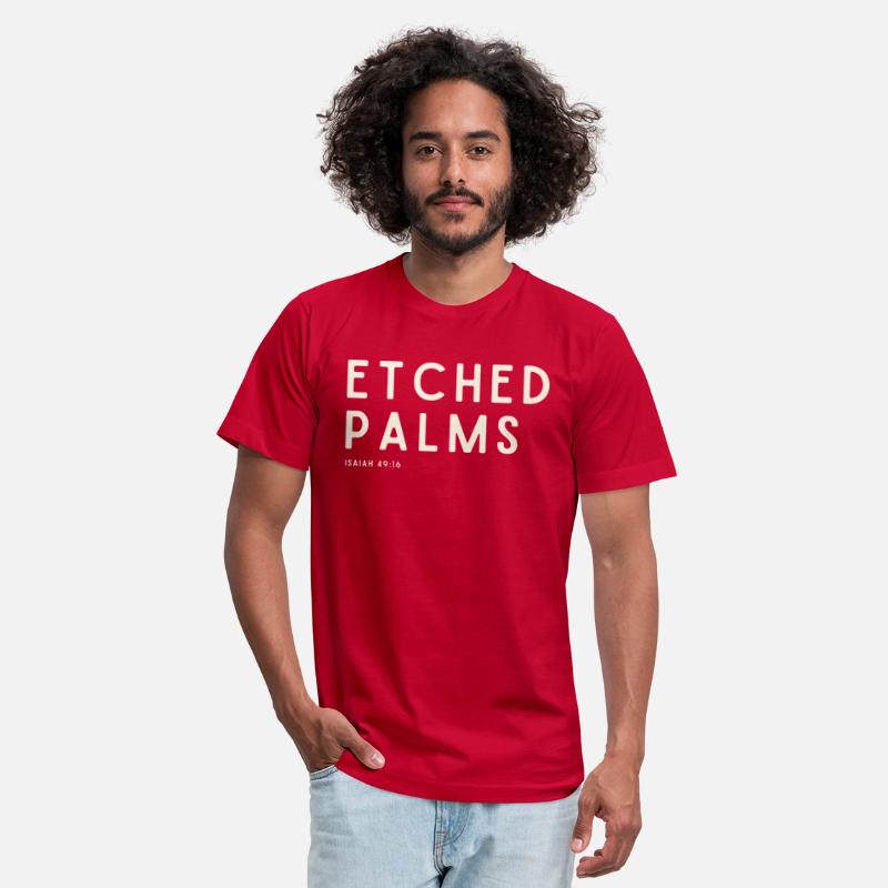 Etched Palms Black Tee