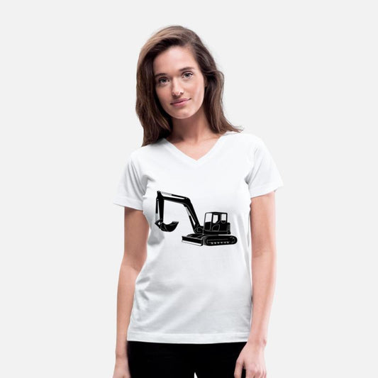 Excavator Driver Silhouette - Construction