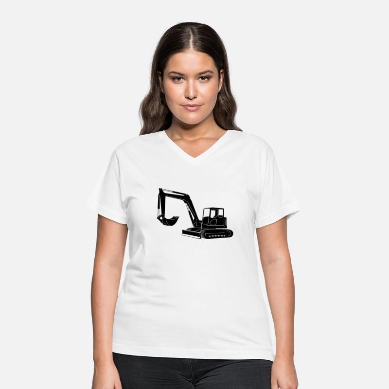 Excavator Driver Silhouette - Construction