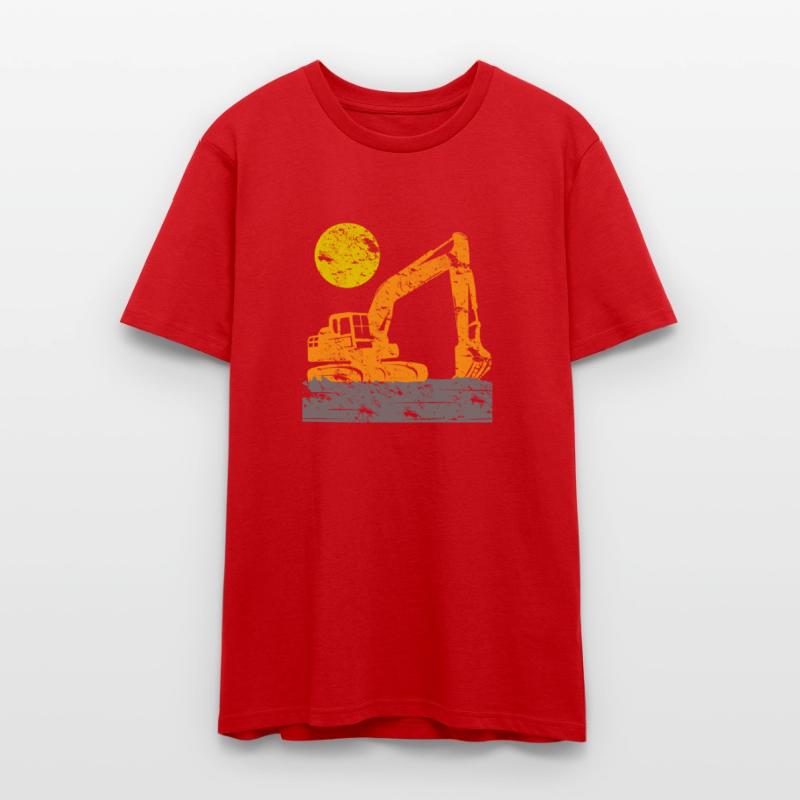 Excavator Worker Buidling dredge Machine