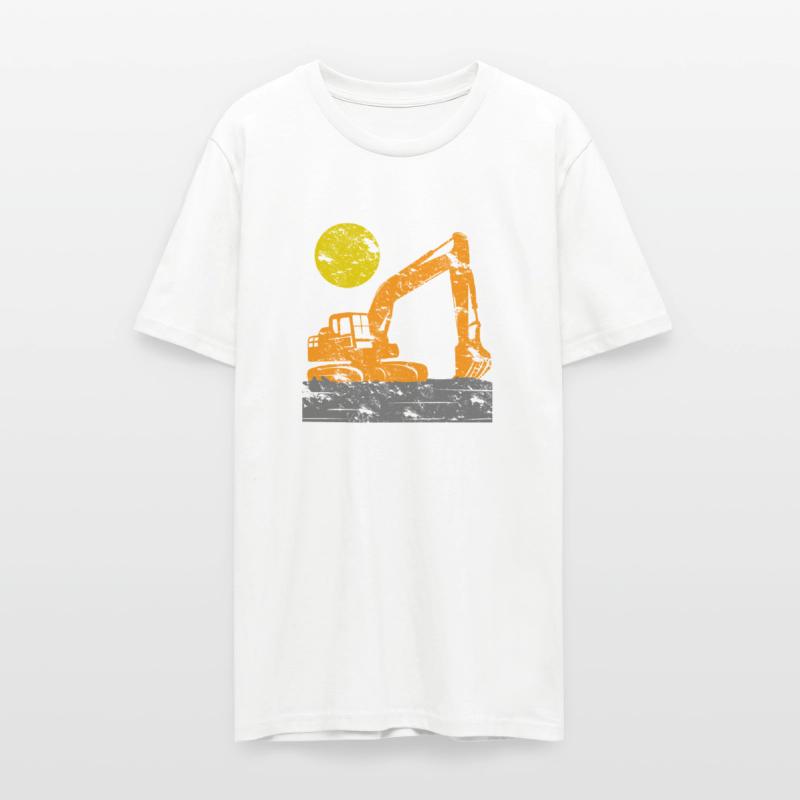 Excavator Worker Buidling dredge Machine