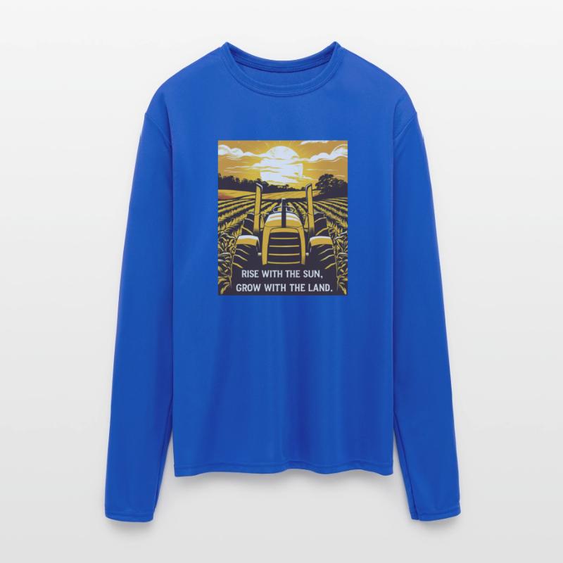 Farmer T-Shirt Rise with the Sun, Grow Fields