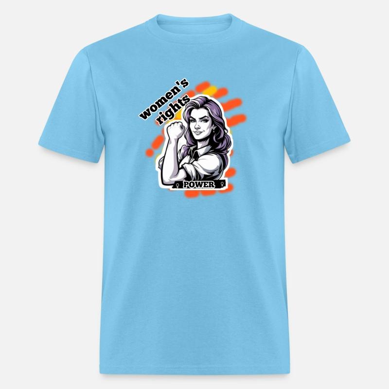 Feminist design power woman strong t-shirt design