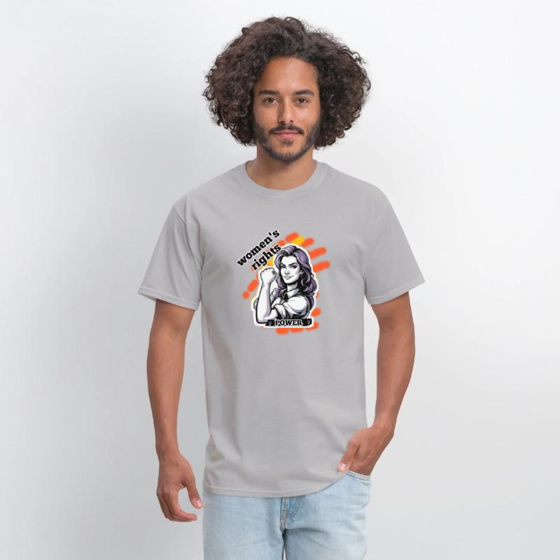 Feminist design power woman strong t-shirt design