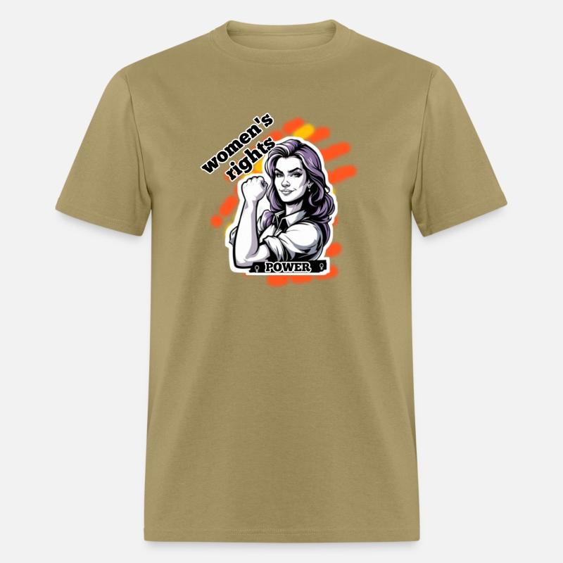Feminist design power woman strong t-shirt design